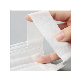 Disposable Elastic Non Woven Fabric 3ply Nonwoven Fabric Suppliers Non Woven Filter Material for earloop