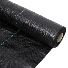 China Black Color Weed Barrier PP Weed Mat of Woven cloth for Agriculture