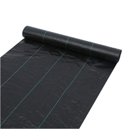 Agricultural PP woven weed mat control black weed barrier fabric garden mat fabric ground cover