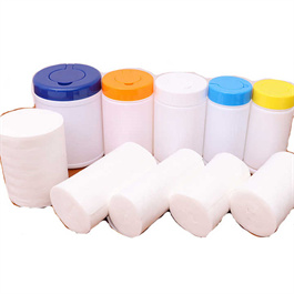 Drum dry towel disposable spunlace  nonwoven fabric cleaning for export plain pearl dry towel wet wipes roll