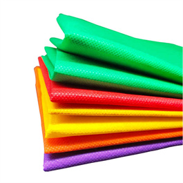 Color PP non-woven spunbonded polypropylene home textile packaging for non-woven factory